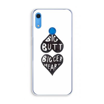 Big butt bigger heart: Huawei Y6s Transparant Hoesje