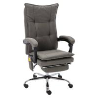 Kantoormassagestoel stof grijs