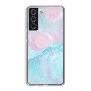 Fantasie pastel: Samsung Galaxy S21 FE Transparant Hoesje