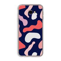 Memphis Shapes Pink: Samsung Galaxy J4 Plus Transparant Hoesje