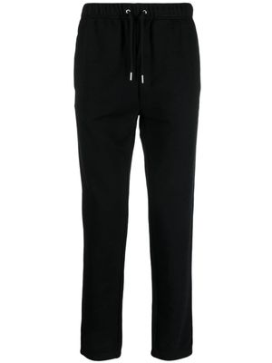Fred Perry pantalon en coton à taille élastiquée - Noir