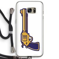 Pew Pew Pew: Samsung Galaxy S7 Edge Transparant Hoesje met koord