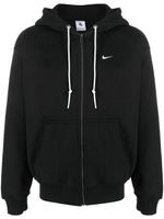 Nike sweat zippé Solo à capuche - Noir - thumbnail