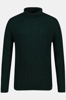 pullover, grote maten, male, turquoise, maat: 8xl, synthetische vezels/wol, STHUGE