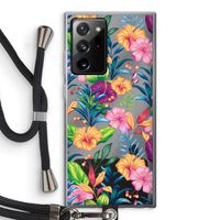 Tropisch 2: Samsung Galaxy Note 20 Ultra / Note 20 Ultra 5G Transparant Hoesje met koord