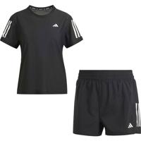 adidas OTR Tee Short 3&apos;&apos; Set Dames - thumbnail