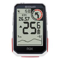 Sigma rox 4.0 gps zw/wit hr stuurhouder + ant + /ble borstriem