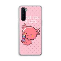 Love You A Lotl: OnePlus Nord Transparant Hoesje