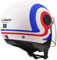 LS2 "of558 sphere lux ii urby" jethelm helmet of558 sph. lux ii urby wh/blue/red m