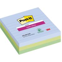 Memoblok Post-it 675-3 Super Sticky 101x101mm Oasis 3 stuks