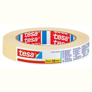 TESA 05286 50 m Afplaktape Geschikt voor gebruik binnen Papier Beige