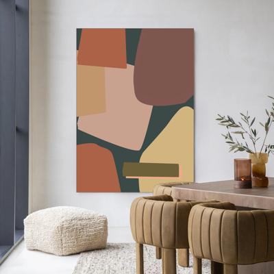 Urban Cotton Wandkleed 'Nuance' 110 x 145cm in Frame - black