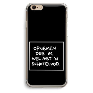 Schotelvod: iPhone 6 / 6S Transparant Hoesje