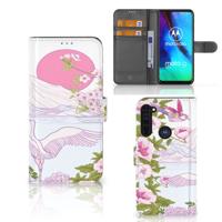 Motorola Moto G Pro | Telefoonhoesje | Met pasjeshouder | Bird Standing