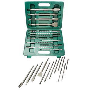 Brüder Mannesmann Boor- beitelset 13 dlg SDS+ (Hobby) - 12588