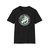 T-shirt regular zwart - Groen wit - Hand in Hand