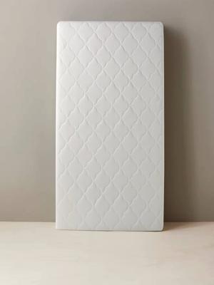 Ultra-ademende babymatras, niet behandeld wit