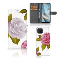 OPPO Reno4 Z Hoesje Roses | Portemonnee hoesje