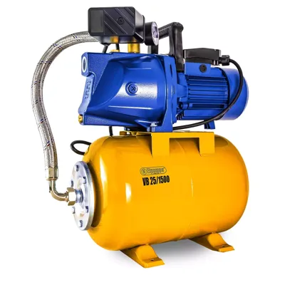 VB 25/1500 Hydrofoorpomp, 1500 W, 6,300 l/h, 4,8 bar, 25 L