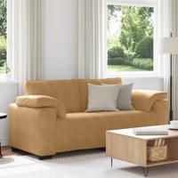 Loveseat Sofa Bruin 140 cm Fluweel