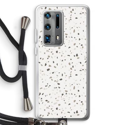 Terrazzo N°14: Huawei P40 Pro Plus Transparant Hoesje met koord