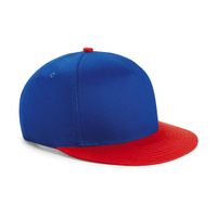 Blauw met rode kinder snapback cap   -