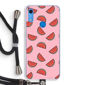 Watermeloen: Huawei Y6s Transparant Hoesje met koord