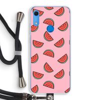 Watermeloen: Huawei Y6s Transparant Hoesje met koord