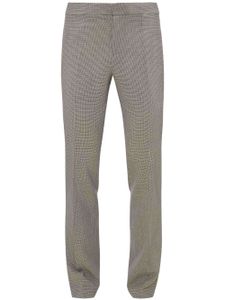 JW Anderson pantalon imprimé à coupe droite - Gris