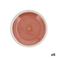 Dessertbord Quid Calypso Terra cotta Keramisch Ø 19 cm (12 Stuks)