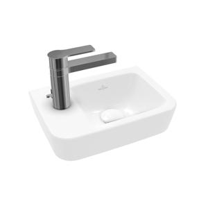 Villeroy & Boch O.novo fontein 36X25cm 1 kraangat links zonder overloop ceramic+ wit 434237R1