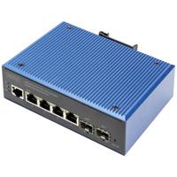 Digitus DN-651154 netwerk-switch Managed L2 Gigabit Ethernet (10/100/1000) Zwart, Blauw - thumbnail