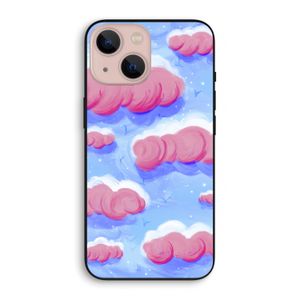 Roze wolken met vogels: iPhone 13 mini Biologisch afbreekbaar hoesje