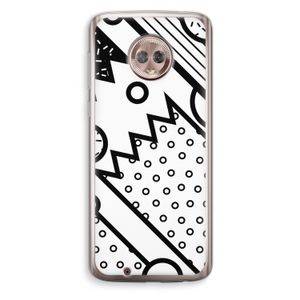 Pop Art #4: Motorola Moto G6 Transparant Hoesje