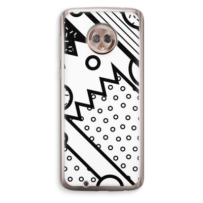 Pop Art #4: Motorola Moto G6 Transparant Hoesje