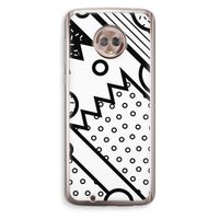Pop Art #4: Motorola Moto G6 Transparant Hoesje