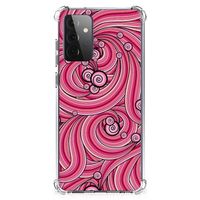 Samsung Galaxy A72 4G/5G Back Cover Swirl Pink - thumbnail