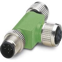 Phoenix Contact 1519723 Sensor/actuator verdeler en adapter M12 Aantal polen (sensoren): 4 Adapter, T-vorm 1 stuk(s)