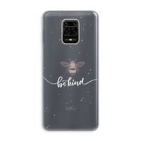 Be(e) kind: Xiaomi Redmi Note 9 Pro Transparant Hoesje