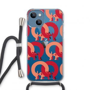 Dogs: iPhone 13 mini Transparant Hoesje met koord