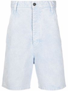 AMI Paris short oversize en coton - Bleu