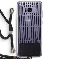 Moroccan stripes: Samsung Galaxy S8 Plus Transparant Hoesje met koord