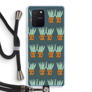 Sansevieria: Samsung Galaxy Note 10 Lite Transparant Hoesje met koord