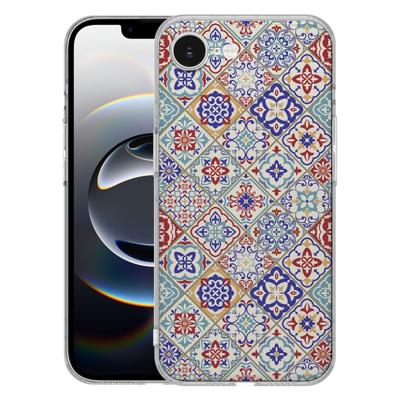 TPU Hoesje iPhone 16e - Tiles Color Backcover
