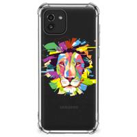 Samsung Galaxy A03 Stevig | Bumper Hoesje | Lion Color
