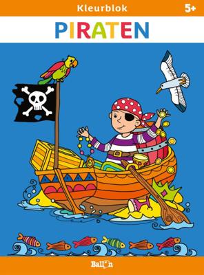 Kleurblok Piraten (Paperback)