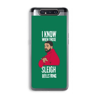 Sleigh Bells Ring: Samsung Galaxy A80 Transparant Hoesje