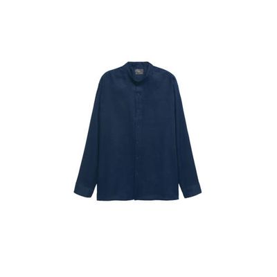 Mango Man regular fit overhemd marine