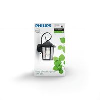 Buzzard buitenwandlamp zwart - Philips