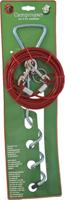 Campingset 6-meter staalkabel met draaipen - Gebr de boon